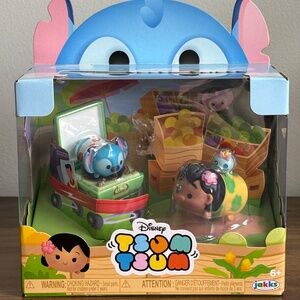 DISNEY Tsum Tsum | LILO & STITCH Play Set Mini Figures Story Moment NEW 2024
